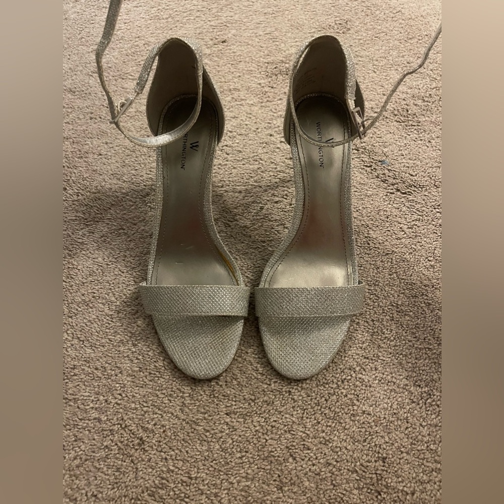 Silver heels
